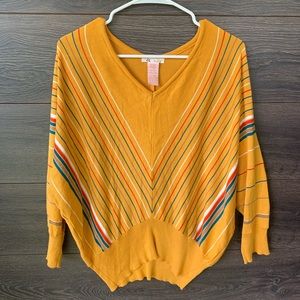 TULLE | Anthro Hayride Tradition Sweater in Honey